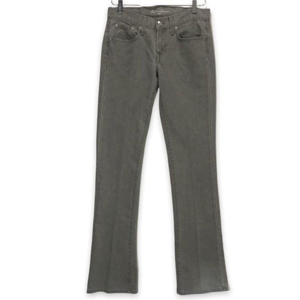 Ralph Lauren 867 Grey Straight Leg Jeans Size 28 Tall Girl
